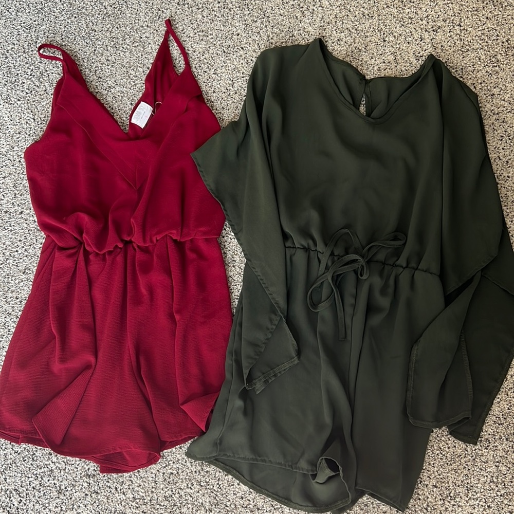 Rompers size small